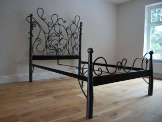 Art Nouveau Bed Frame. Interiors